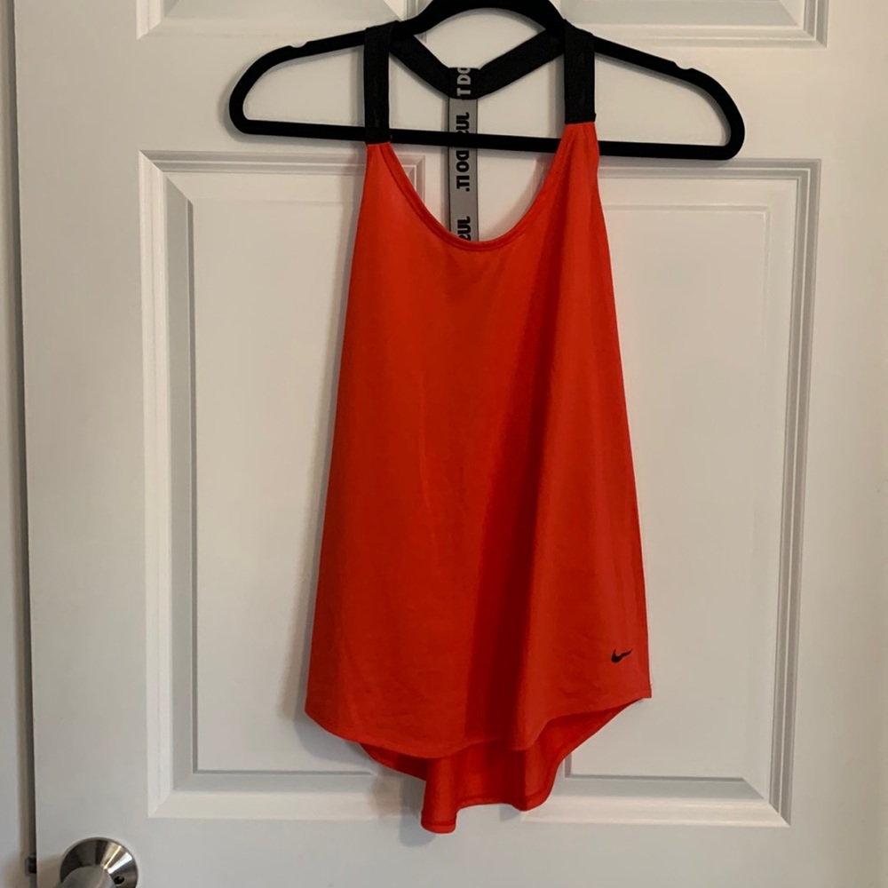 Nike Women’s Size Medium Red Dri-FIT T back Tank